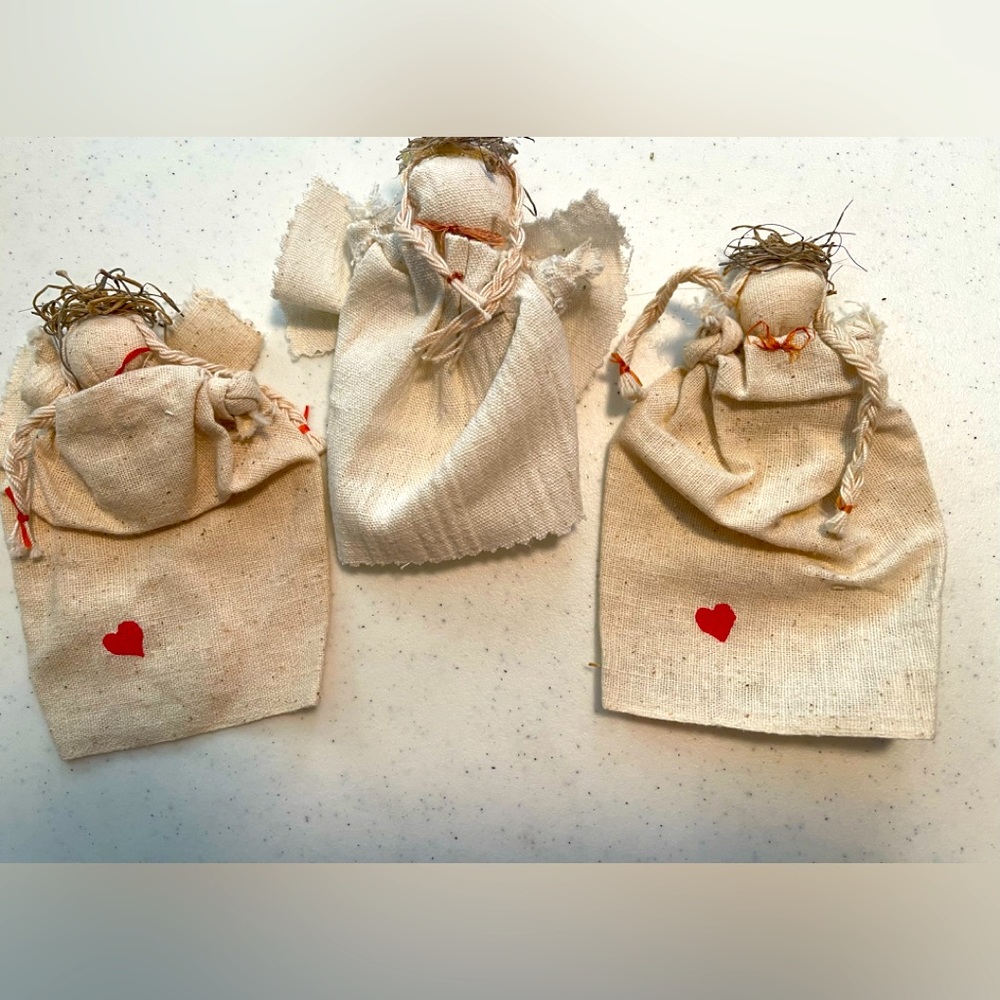 3 Muslin NWOT Angels Hand Made & Designed By Seller